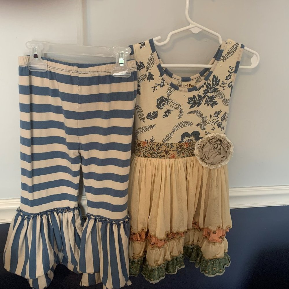 Mustard Pie Size 6 Shirt/Pant set